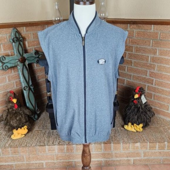 FootJoy Other - FootJoy Fleece Golf Vest Gray Size L NO SLEEVES Sugarbush Golf Club